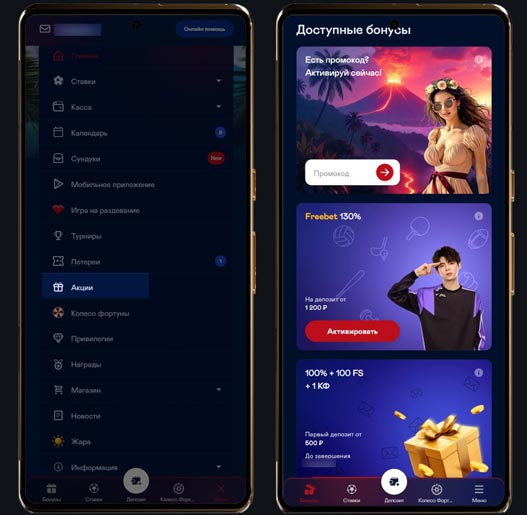 Акции и бонусы